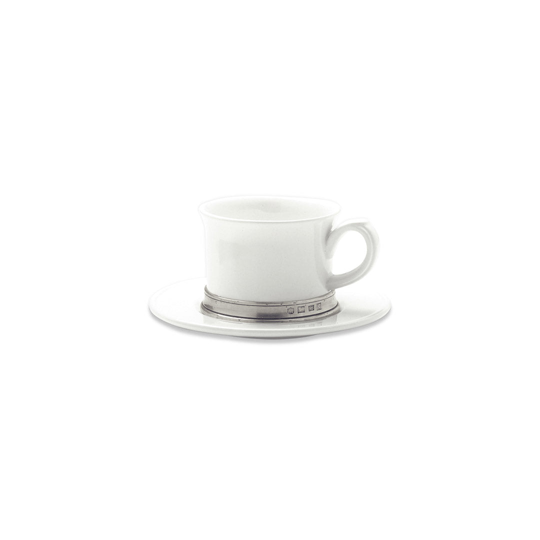 Convivio Cappuccino/Tea Cup with Saucer - Thumbnail 4
