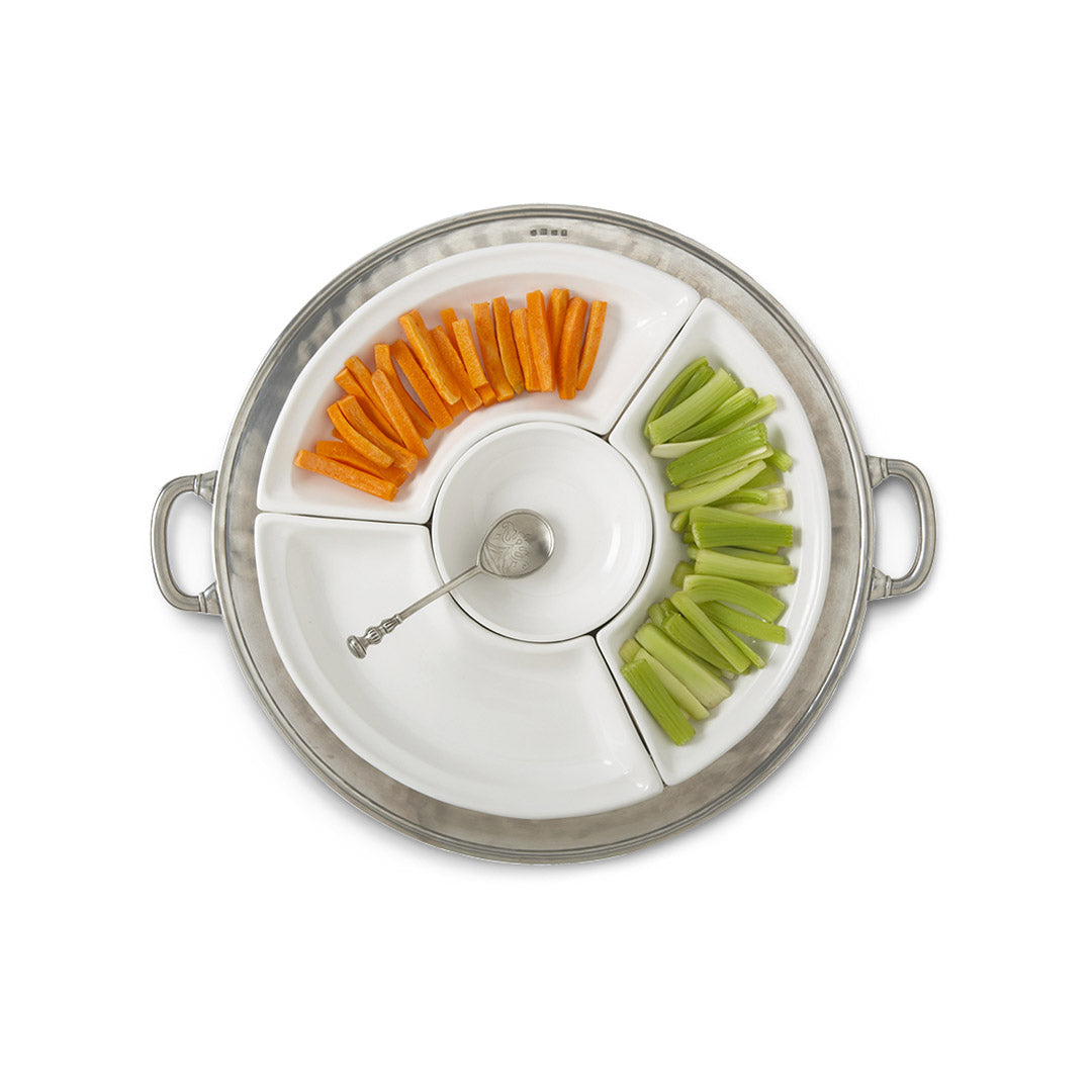 Convivio Round Sectional Platter