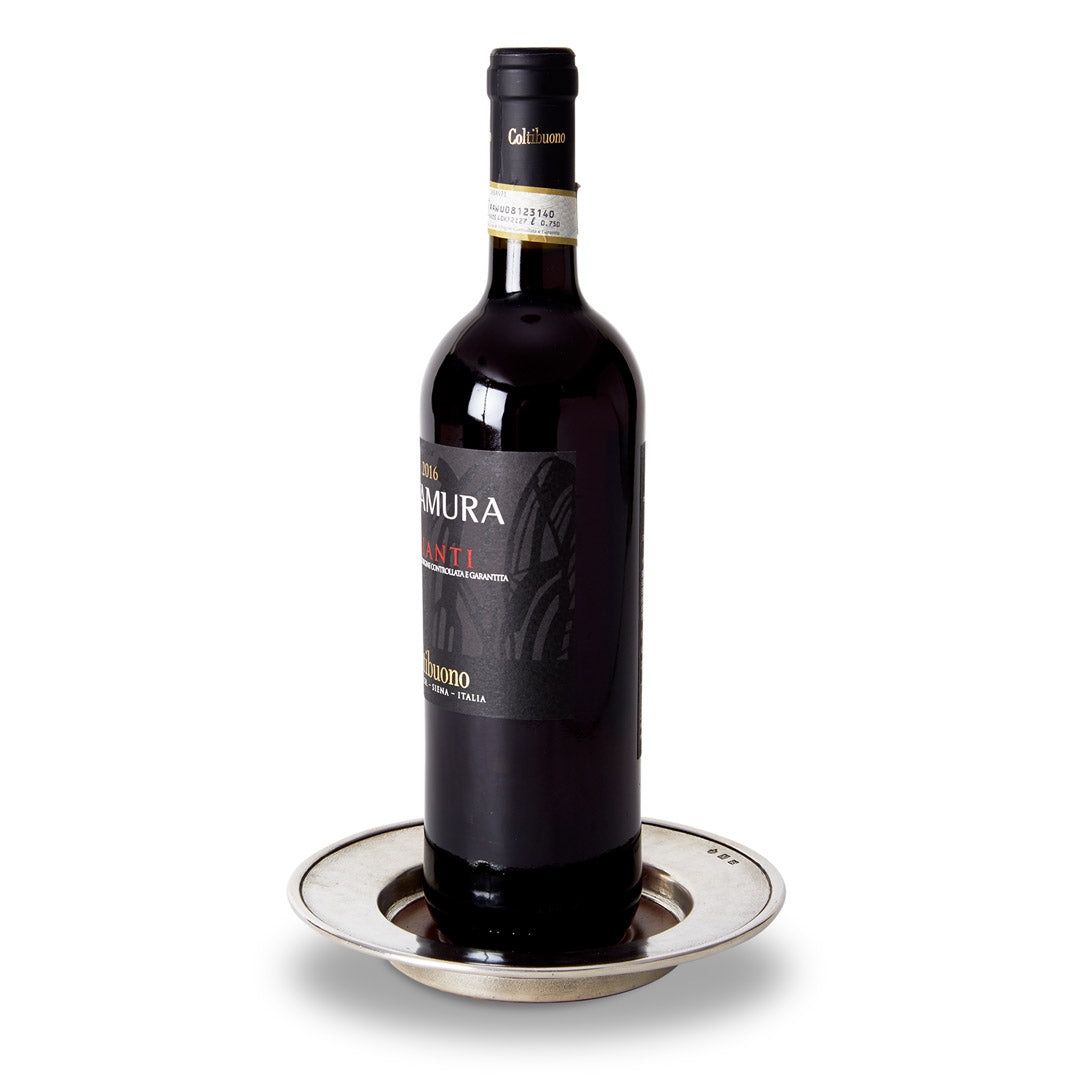 Convivio Wine Coaster w/Wood Insert
