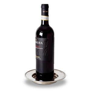 Convivio Wine Coaster w/Wood Insert