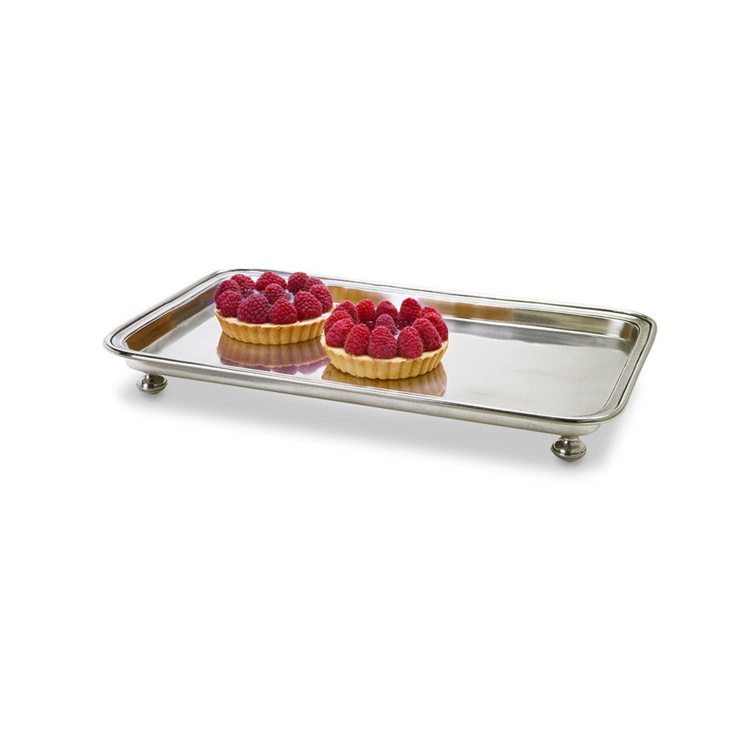 Footed Rectangle Service Tray
