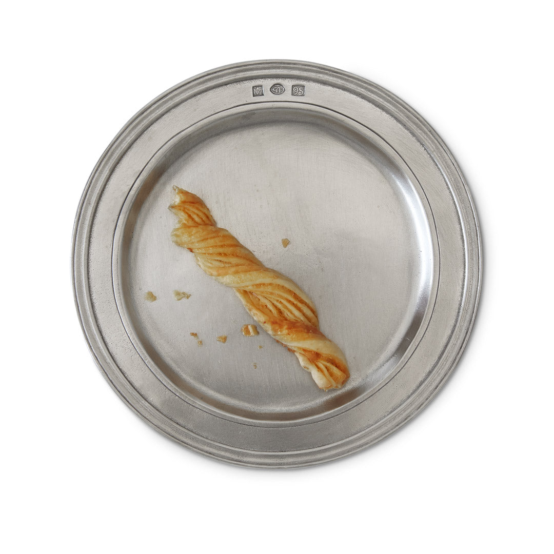 Gianna Bread Plate All Pewter