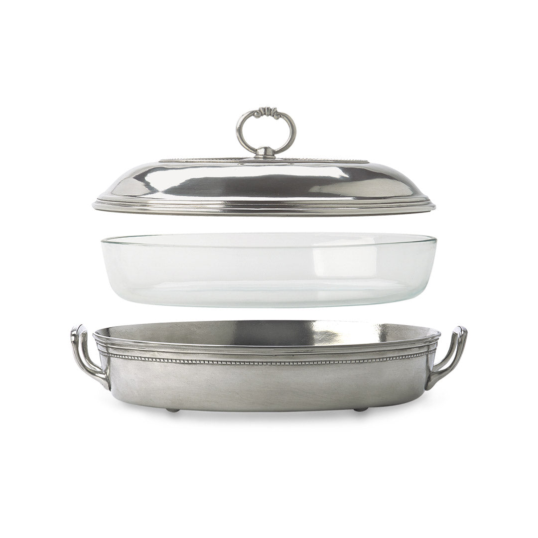 Match Pewter Casserole Dish