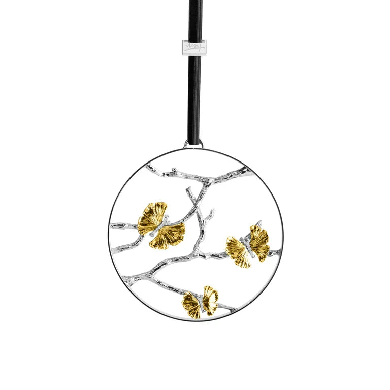 Butterfly Ginkgo Ornament