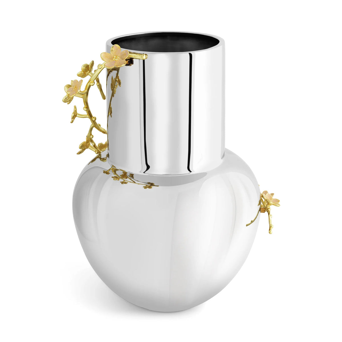 Cherry Blossom Vase - Silver