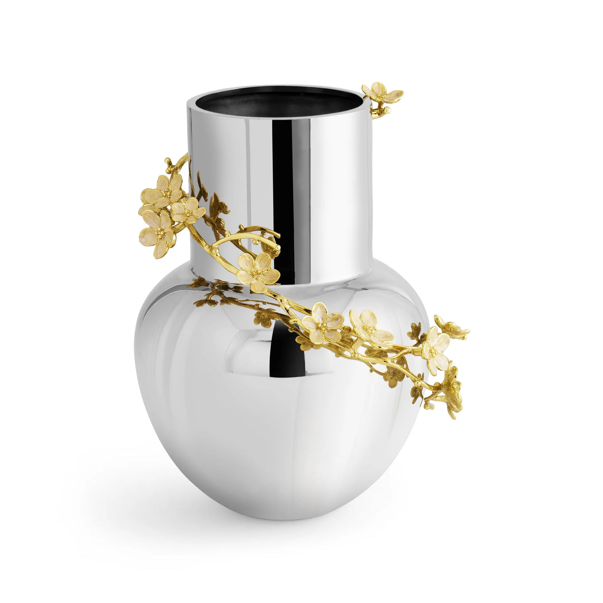 Cherry Blossom Vase - Silver