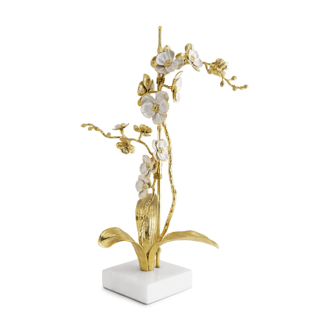 Golden Orchid Large Stem Sculpture