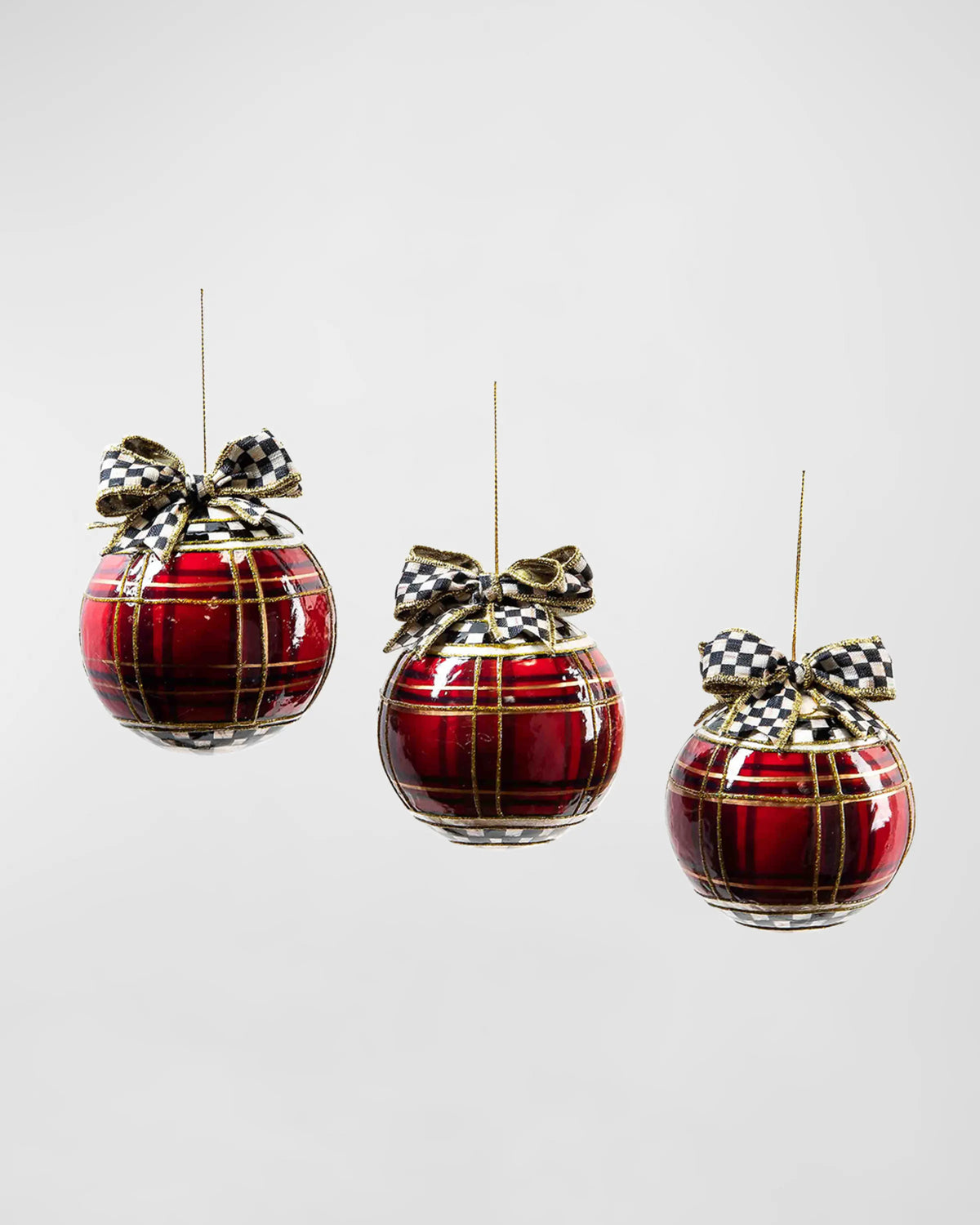 Tartastic Capiz Ball Ornaments, Set of 3