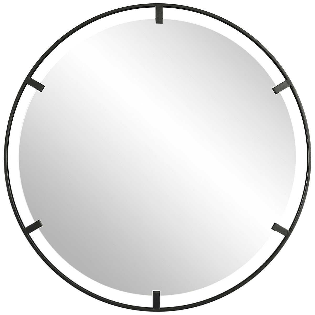 Cashel Round Iron Mirror