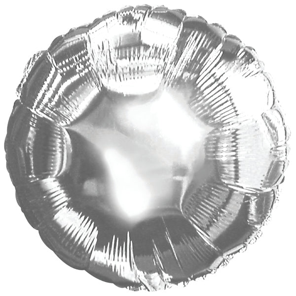 Silver Round Balloon