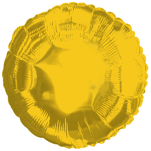 Gold Round Balloon