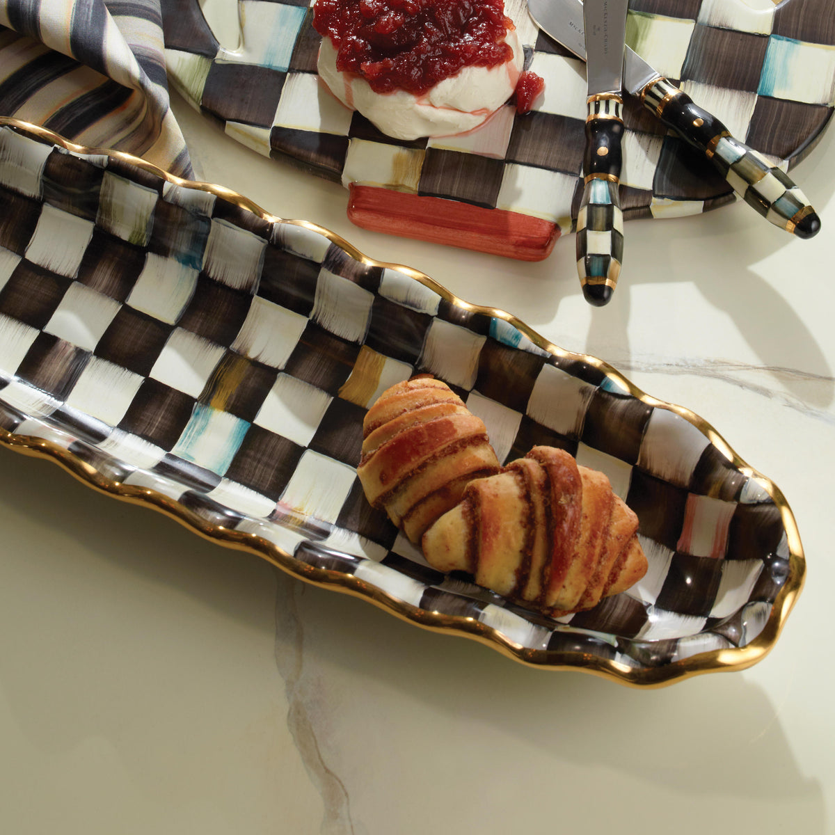 Courtly Check Hors d&#39;Oeuvre Tray