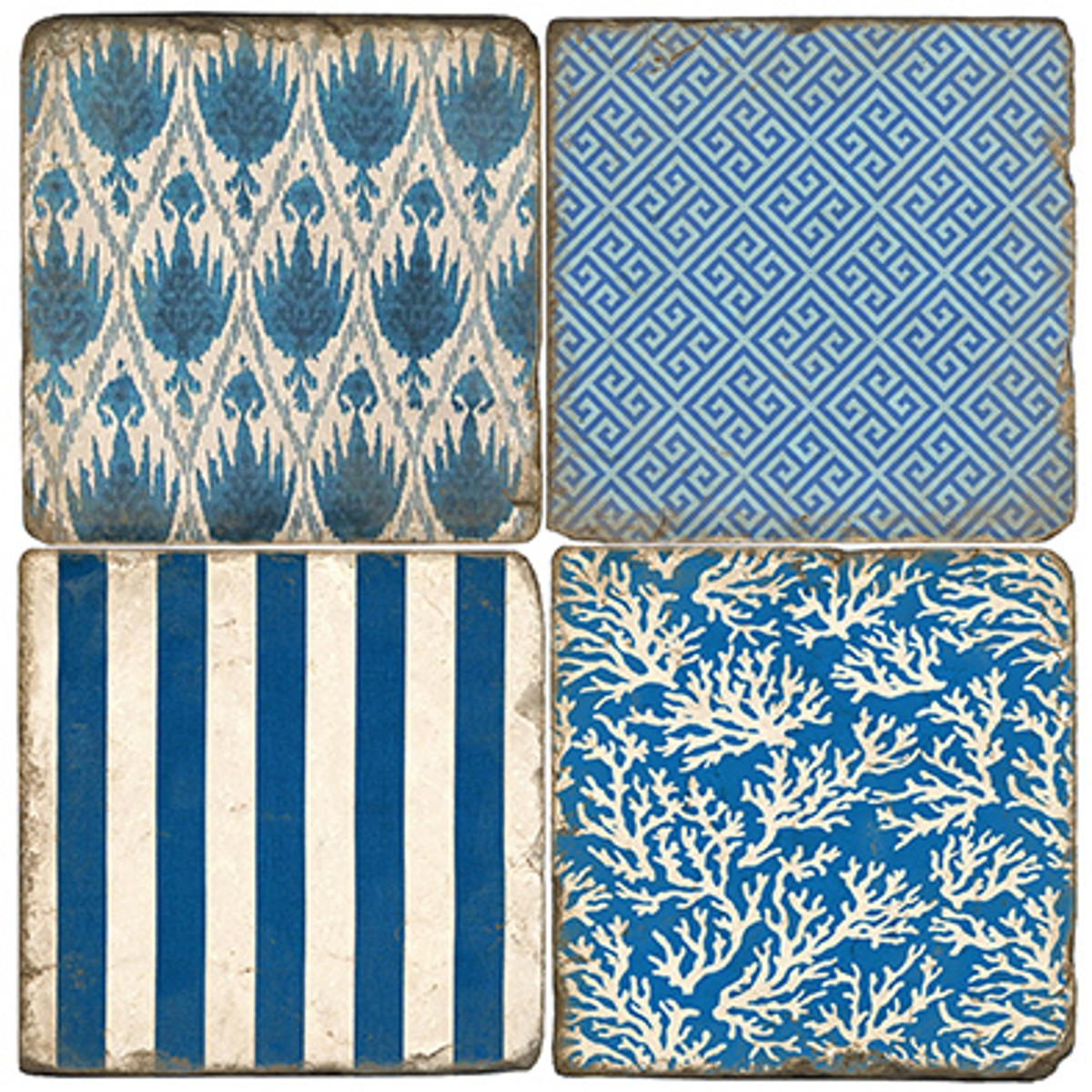 Azure&#39;s Coat Coasters - Set of 4