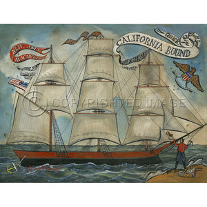 Ship California Bound 23x30