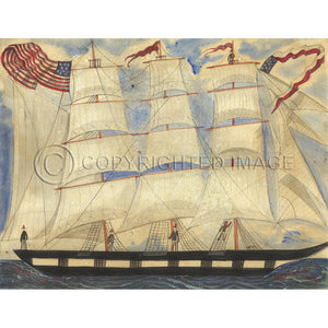 Ship Homeward Bound 23x30