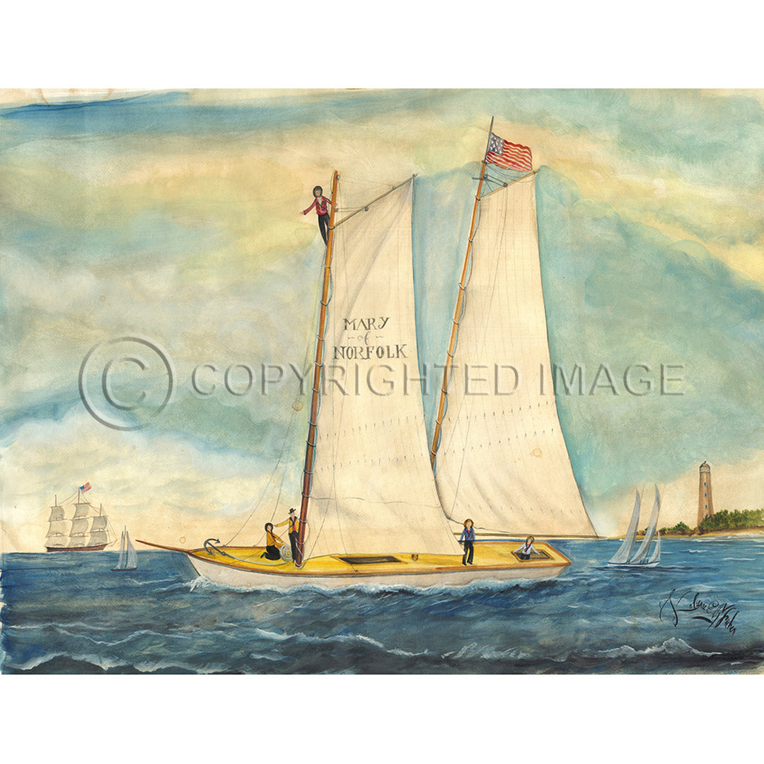 Ship Mary Of Norfolk 23x30