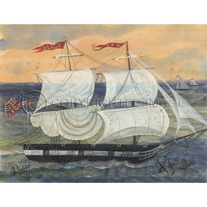 Ship Nantucket Ship 23x30