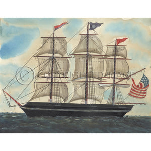 Ship Nantucket Steamship I 23x30