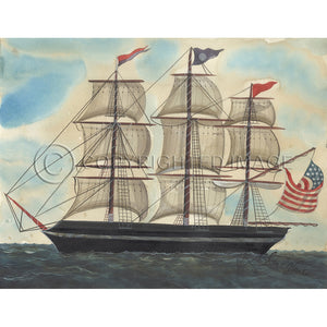 Ship Nantucket Steamship I 23x30