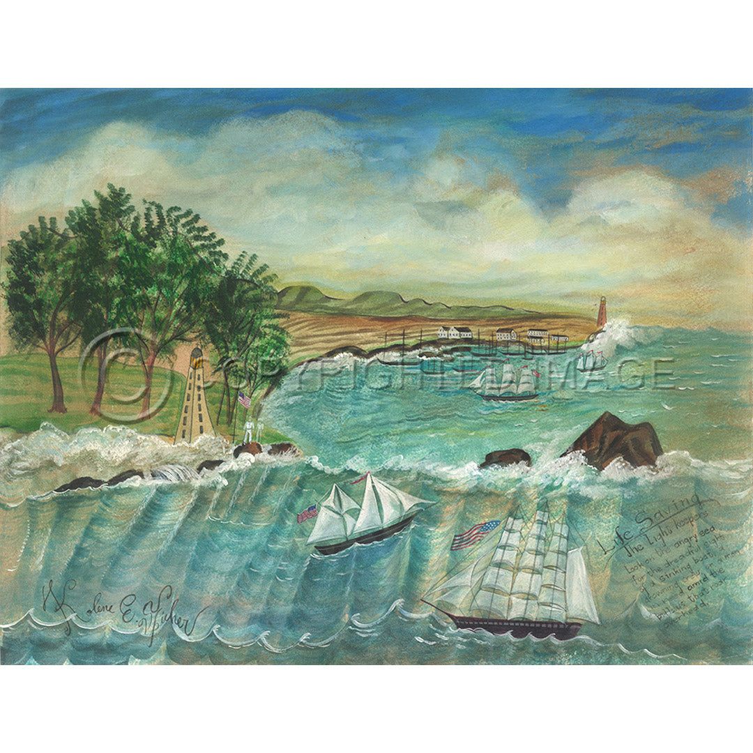 Ship The Light Keepers 23x30