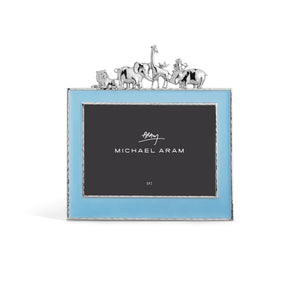 Animals Frame Blue Enamel 5x7