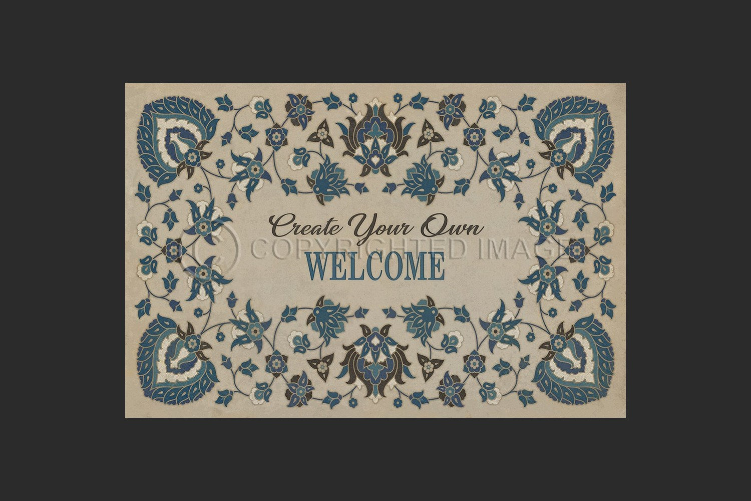 Arabic Floral Customized The Breezes at Dawn 14x20