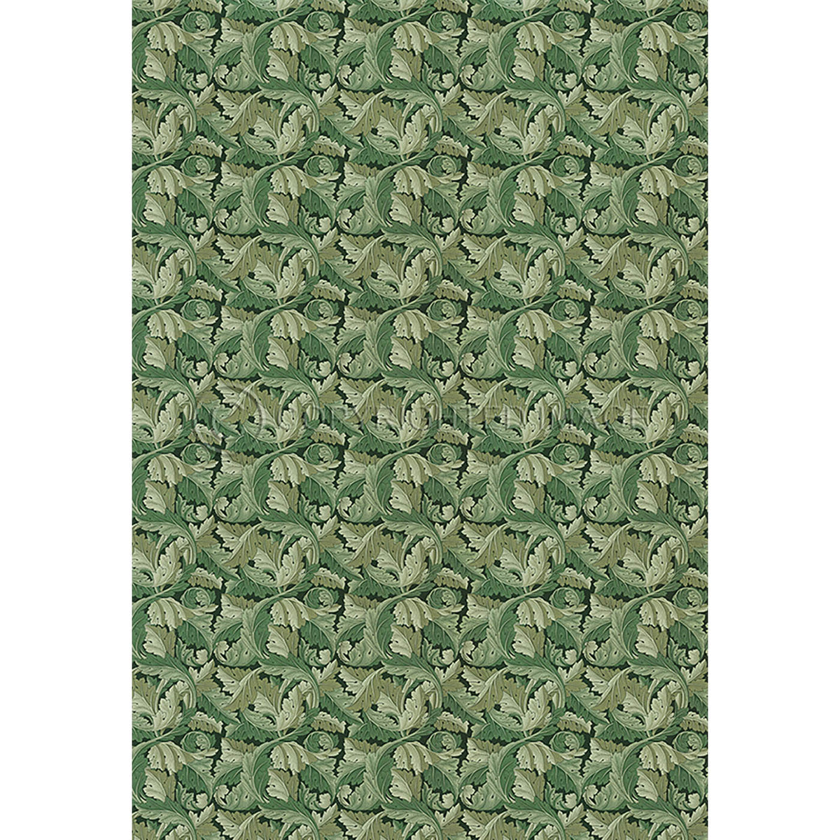 Acanthus Sage Green  96x140