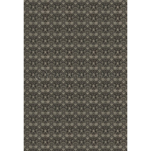 Honeysuckle and Tulip Black 120x120