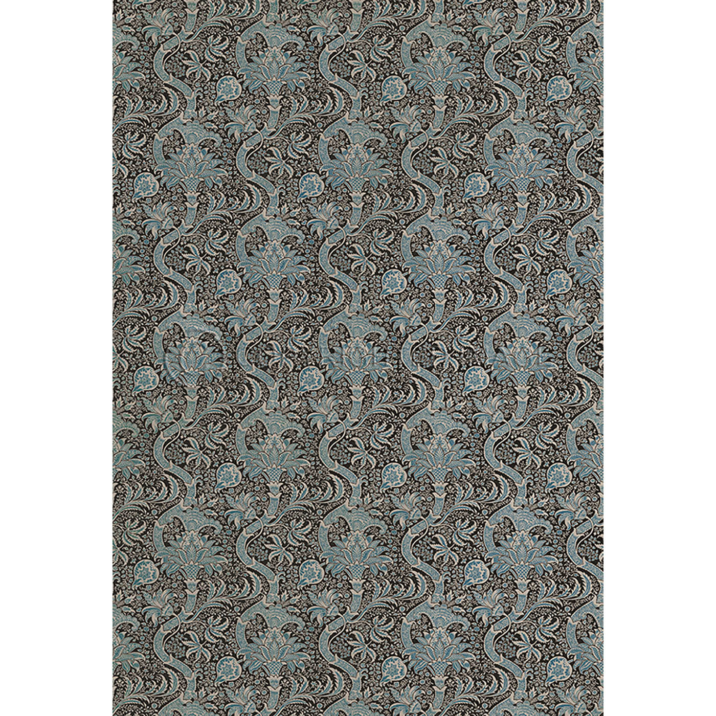 Indian Black and Cobalt 120x120