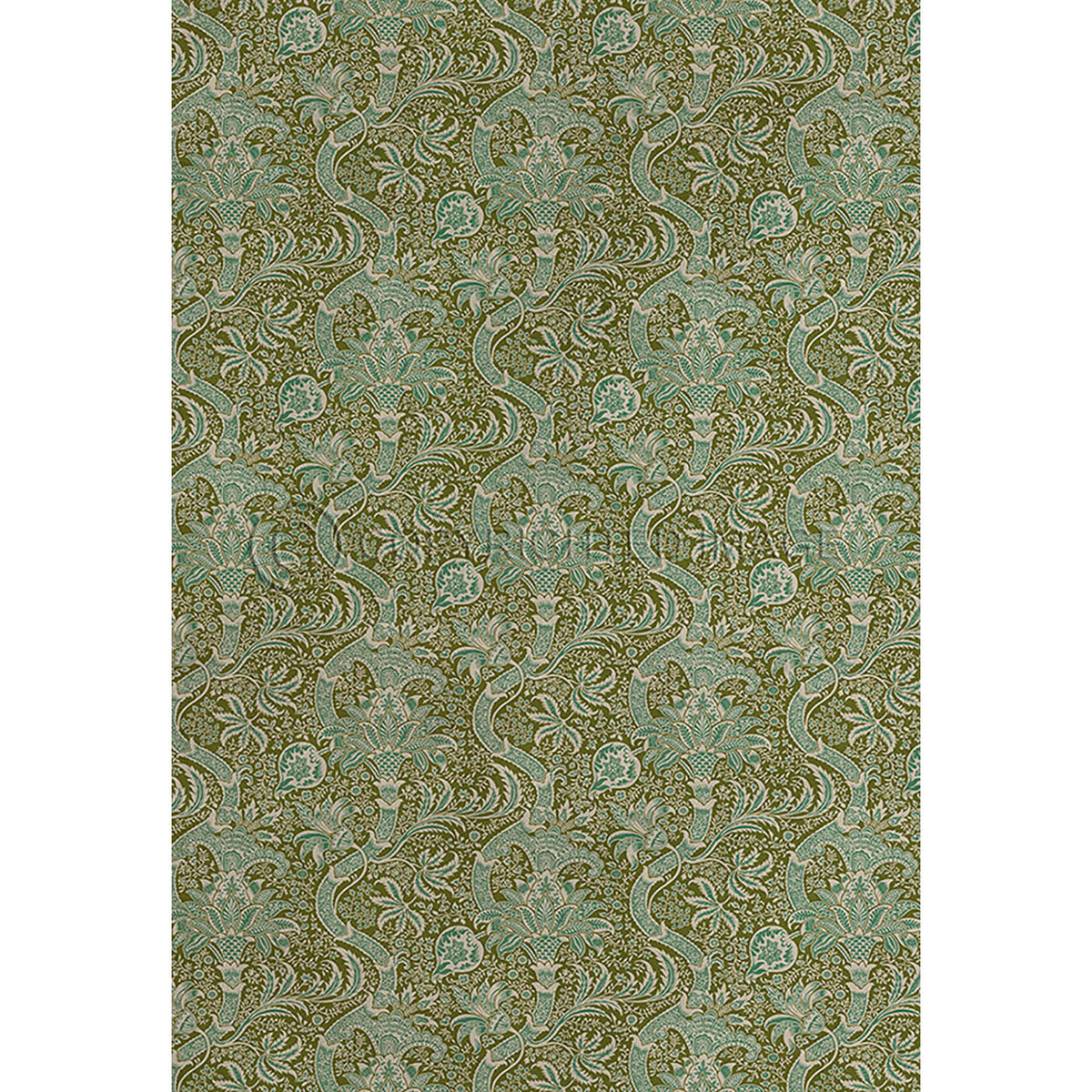 Indian Olive and Teal 96x140