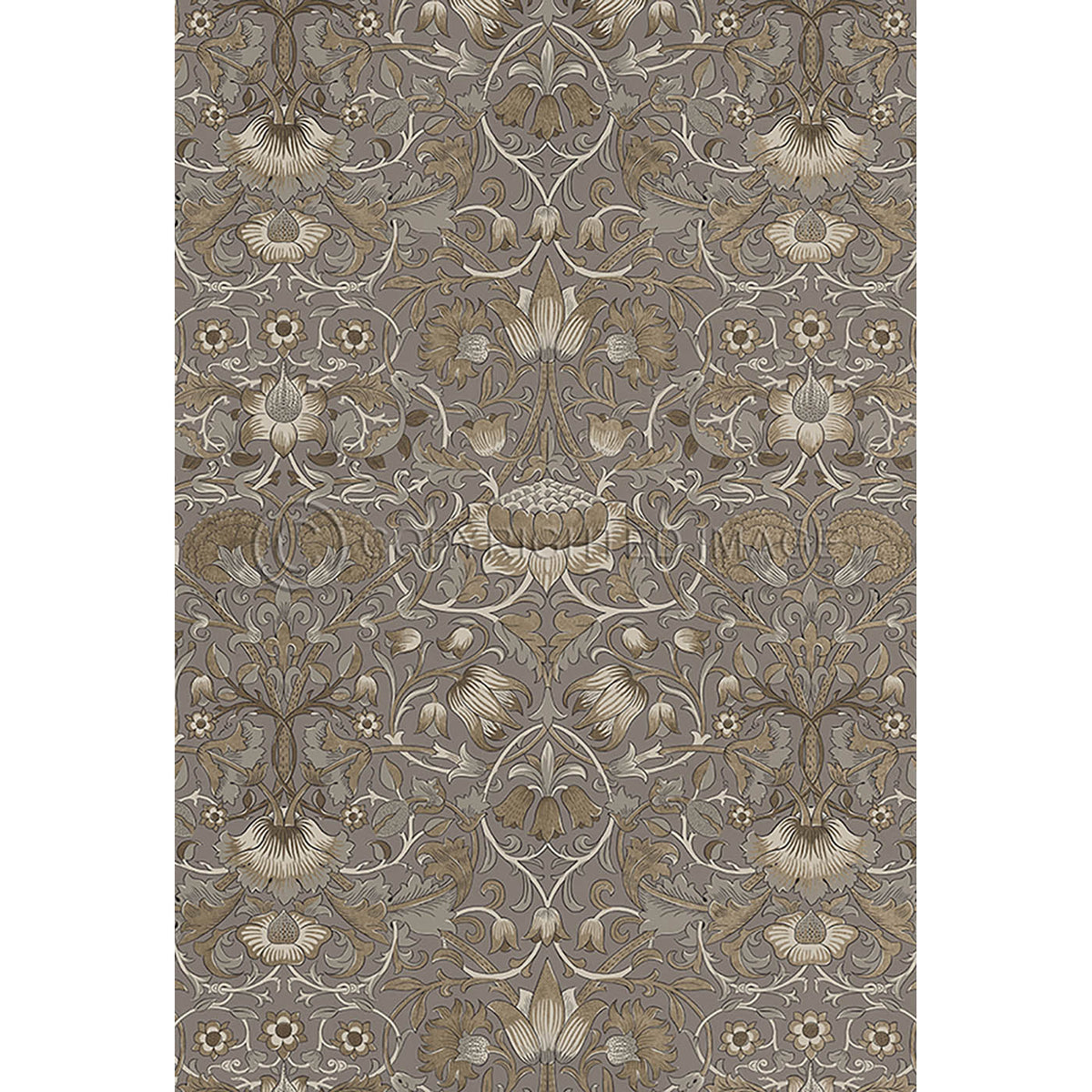 Lodden Taupe and Gold 38x56