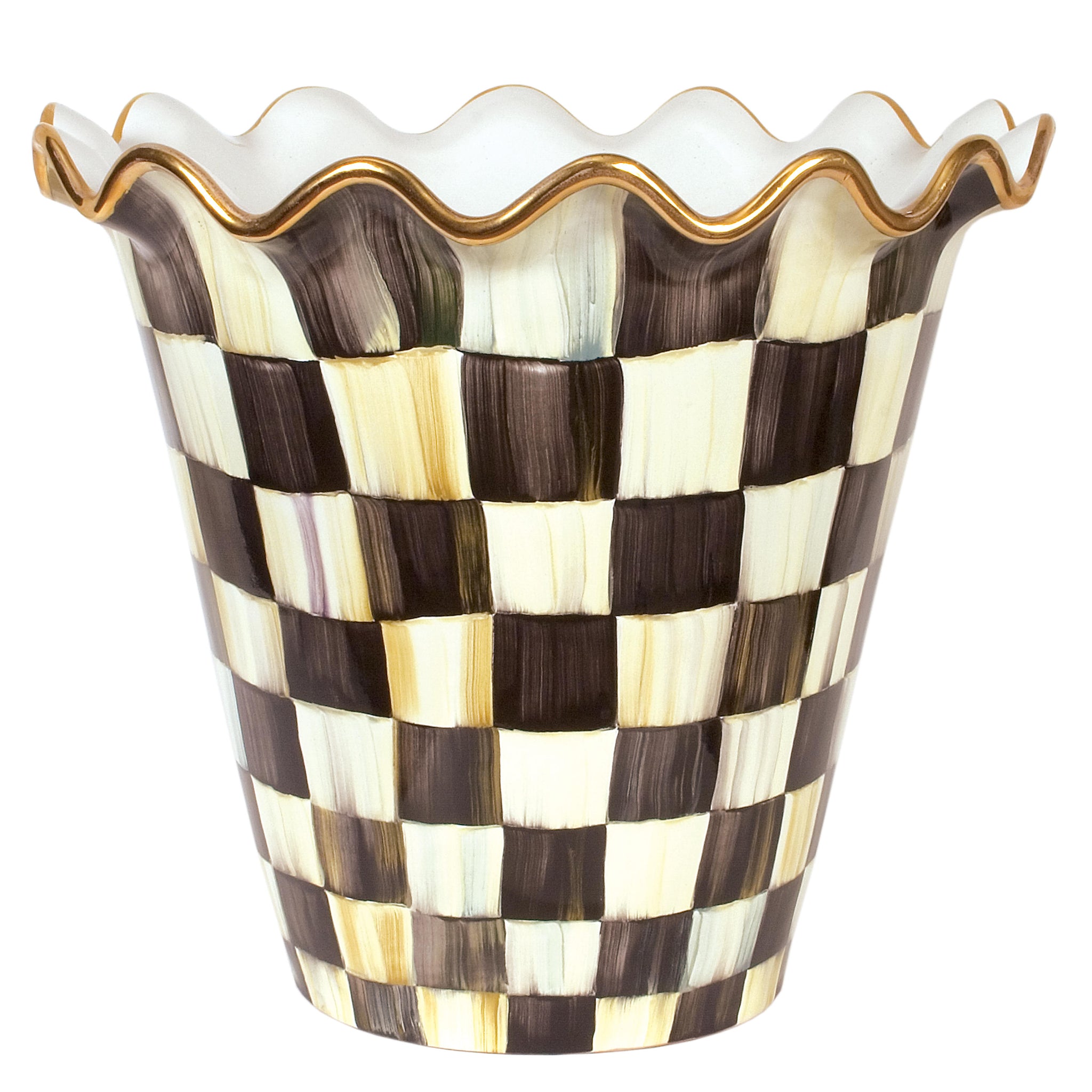 jumbo plant pots Courtly Check Jumbo Flower Pot