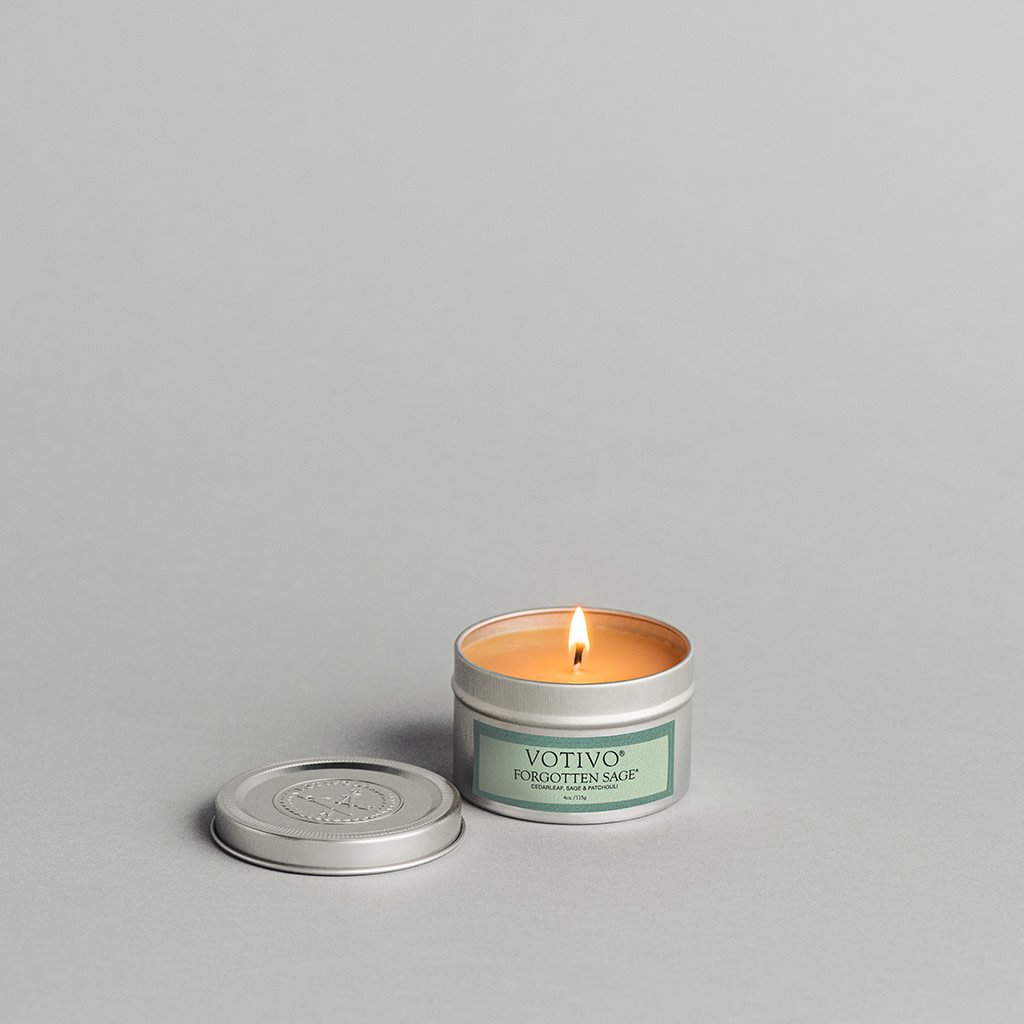 Aromatic Travel Tin Candle-Forgotten Sage
