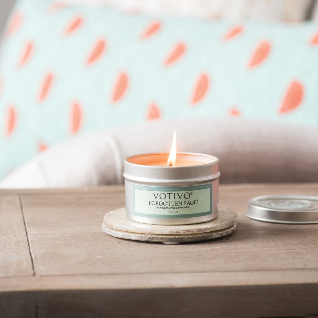 Aromatic Travel Tin Candle-Forgotten Sage
