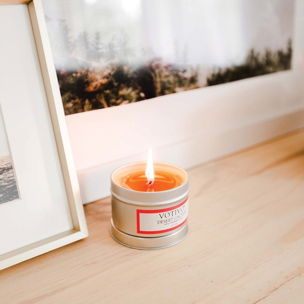 Aromatic Travel Tin Candle-Desert Cactus