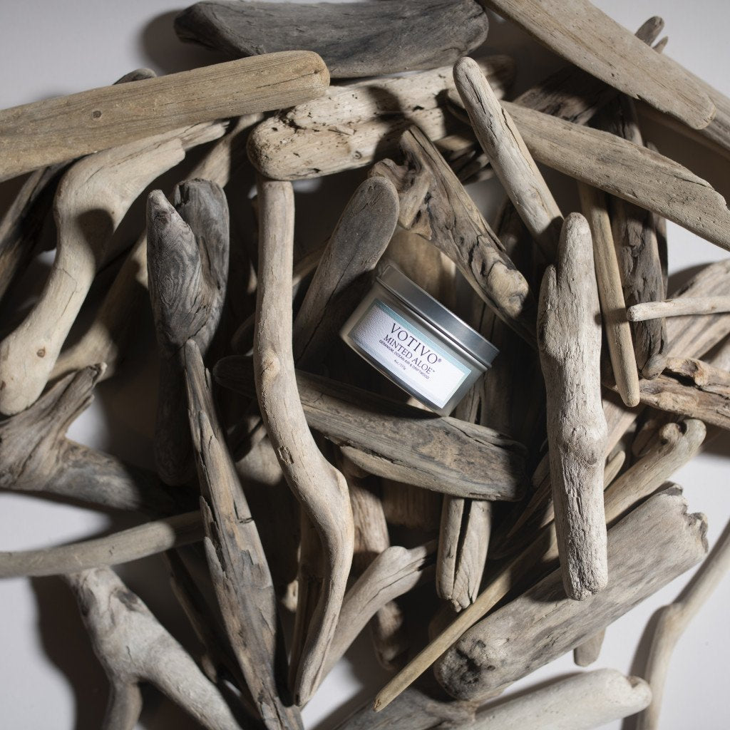 Aromatic Travel Tin Candle-Minted Aloe
