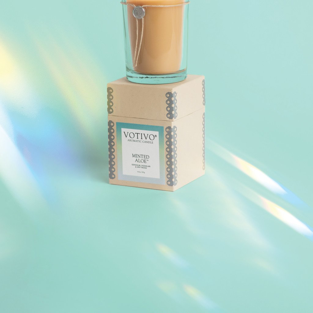 Aromatic Candle-Minted Aloe