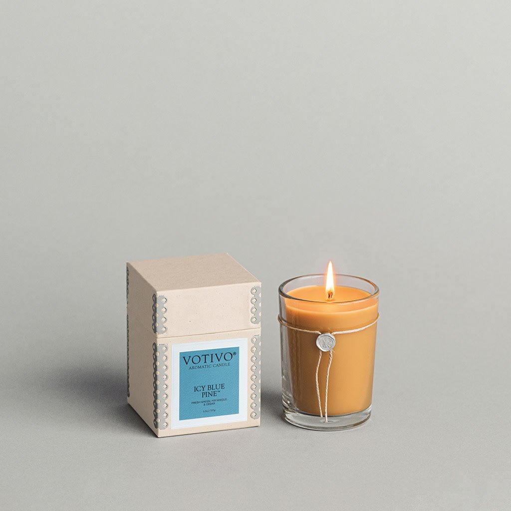 Aromatic Candle-Icy Blue Pine