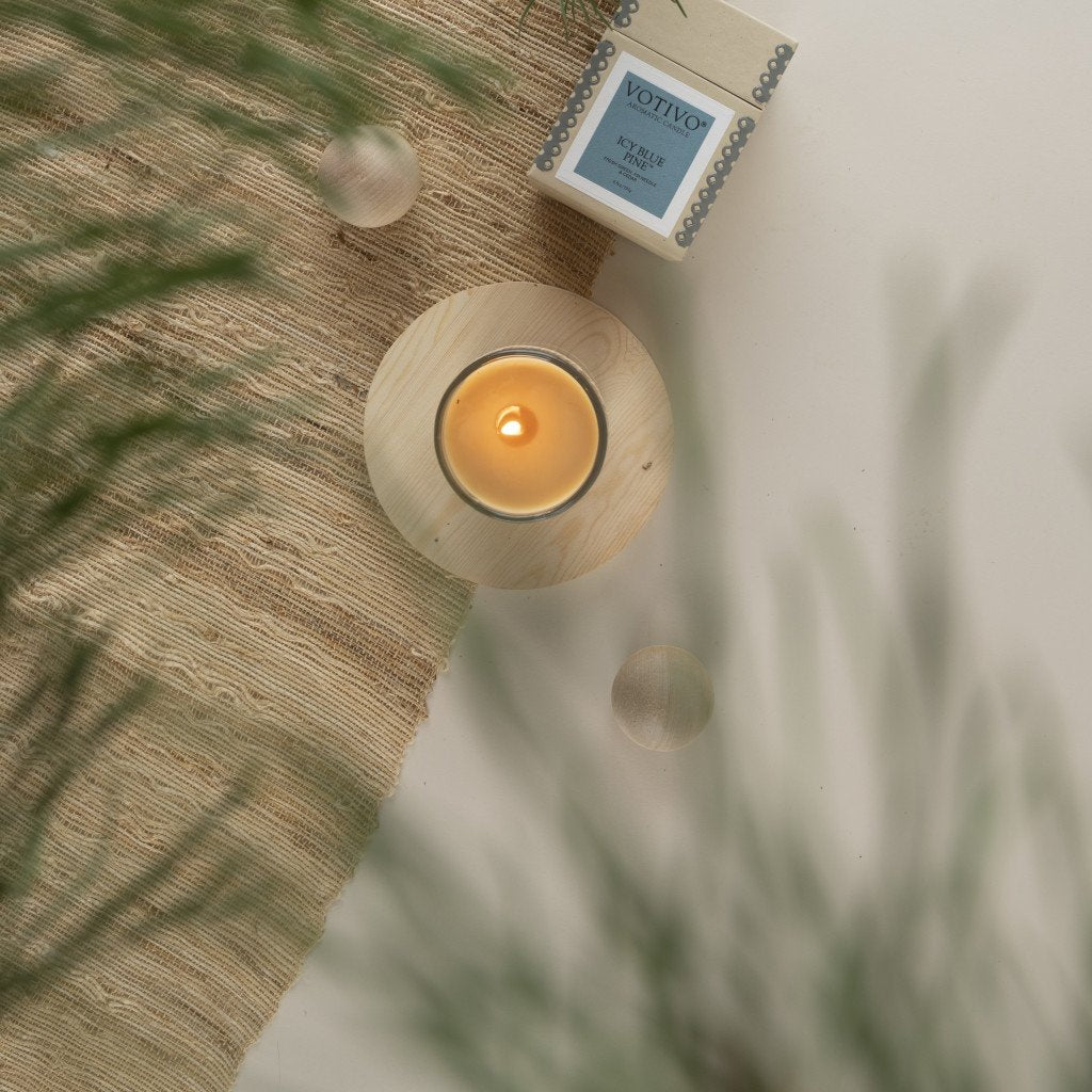 Aromatic Candle-Icy Blue Pine