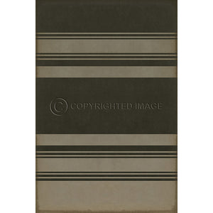 Pattern 50 Organic Stripes Black and Tan    120x120