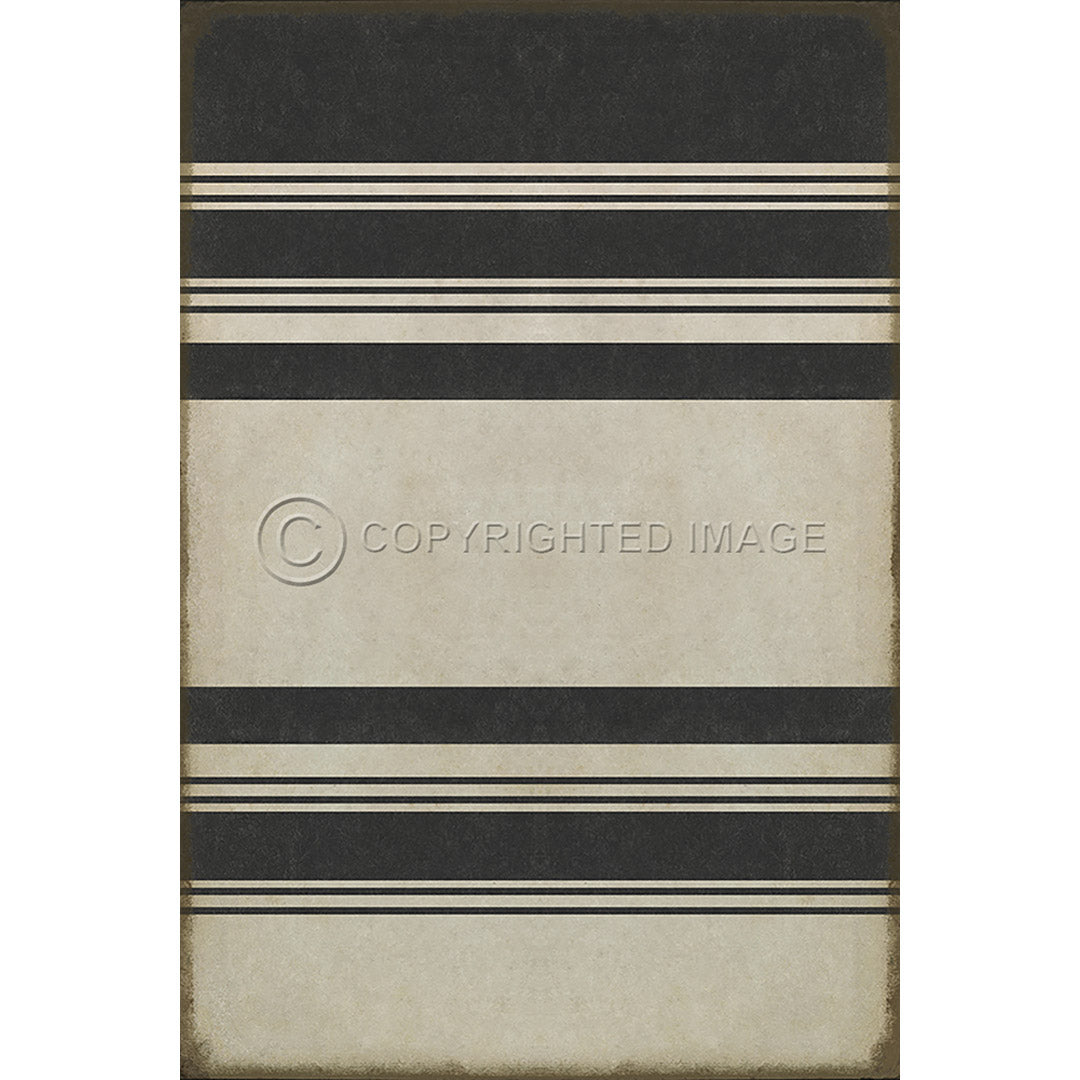 Pattern 50 Organic Stripes Black and White    20x30