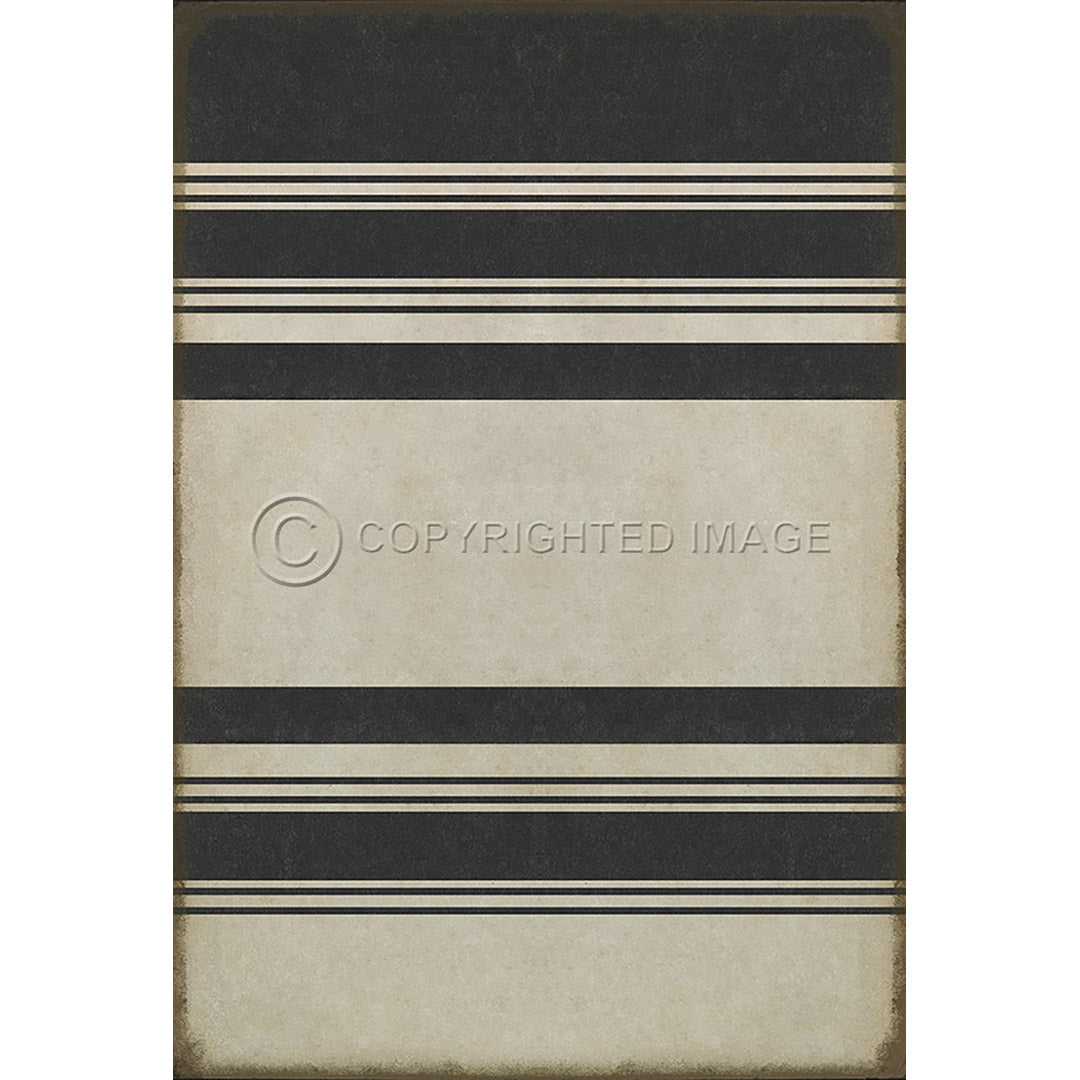 Pattern 50 Organic Stripes Black and White    38x56
