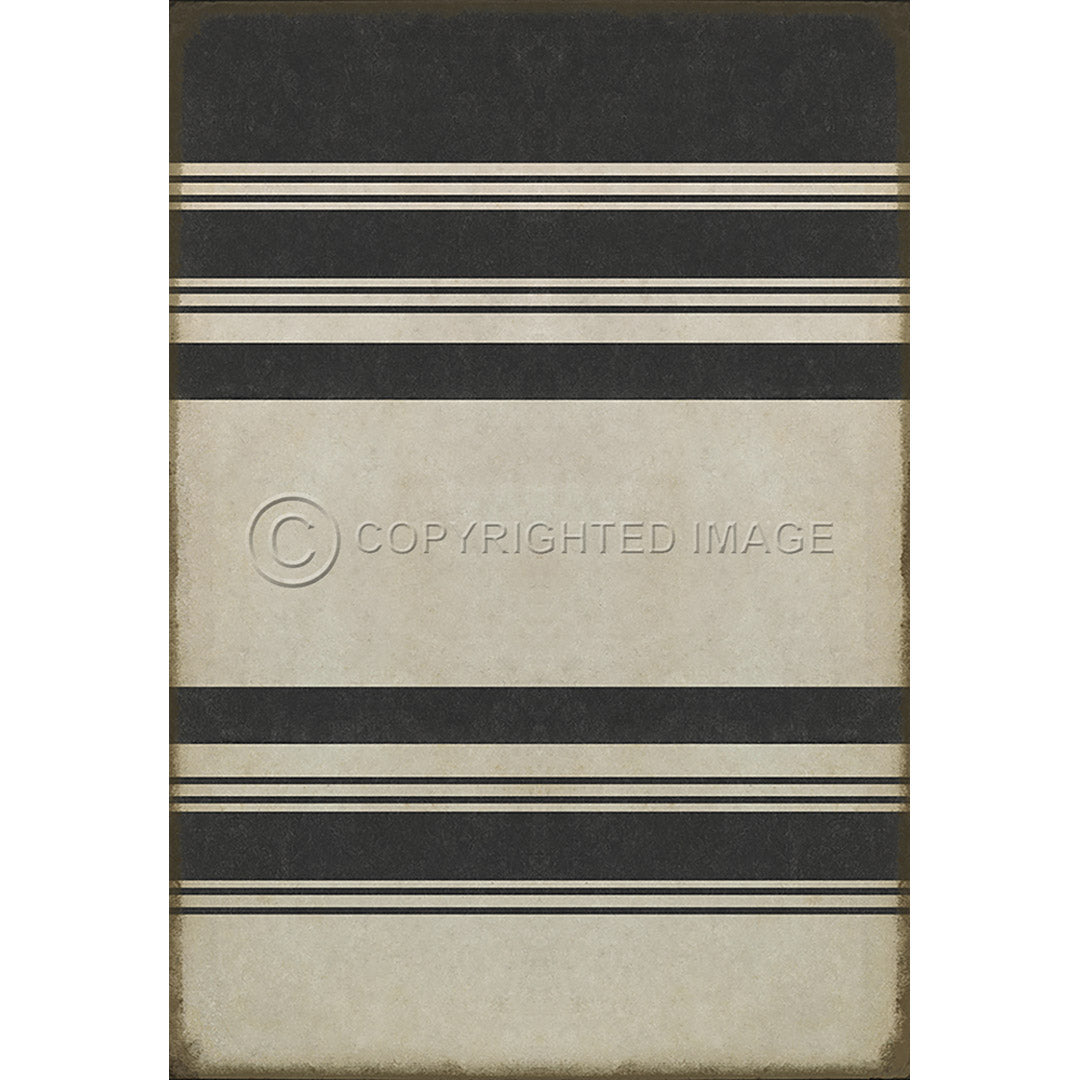 Pattern 50 Organic Stripes Black and White    70x102