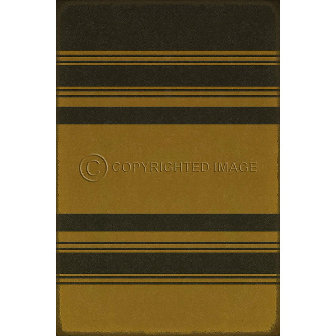 Pattern 50 Organic Stripes Black and Yellow    120x120