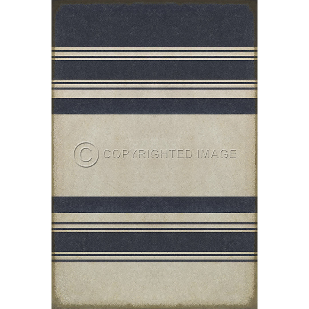 Pattern 50 Organic Stripes Blue and White    120x120