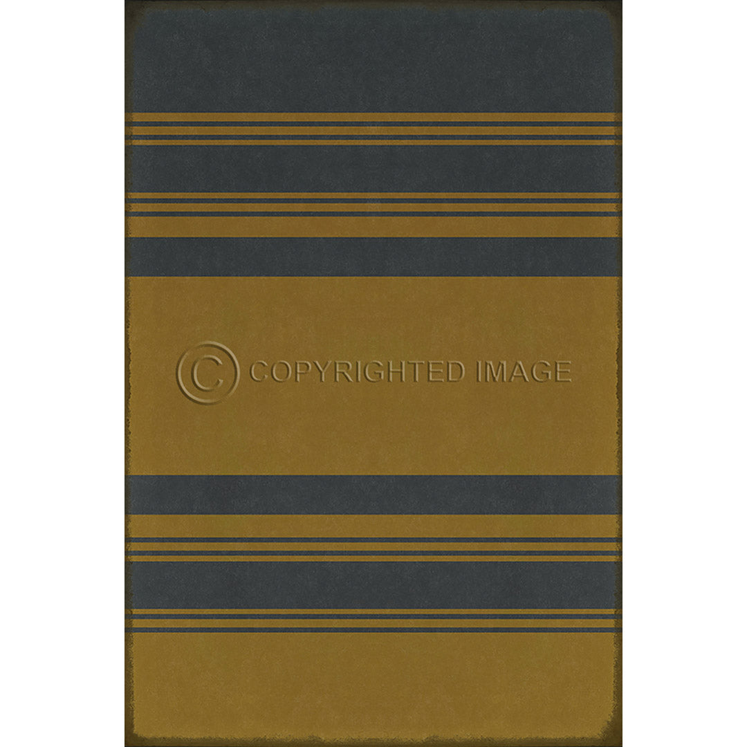 Pattern 50 Organic Stripes Blue and Yellow    120x120