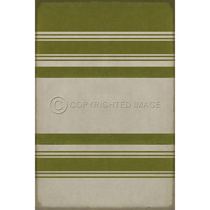 Pattern 50 Organic Stripes Green and White    120x120