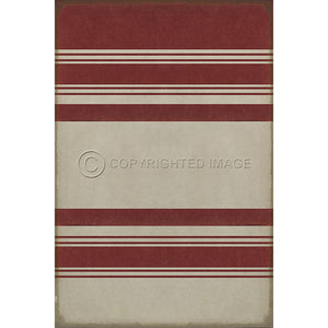 Pattern 50 Organic Stripes Red and White    120x120