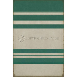 Pattern 50 Organic Stripes Teal and White    120x120