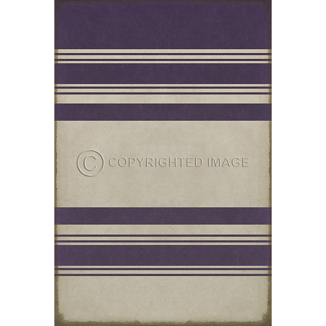 Pattern 50 Organic Stripes White and Purple    120x120